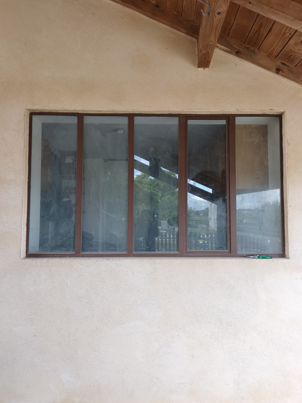 Vitrage extérieur avant nettoyage